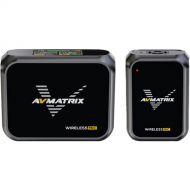 AVMATRIX WM12 Mini Wireless Microphone System (2.4 GHz)