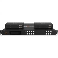 BZBGEAR 4x4 HDMI & HDBaseT Matrix Switch Kit with Bidirectional IR & ARC (328')
