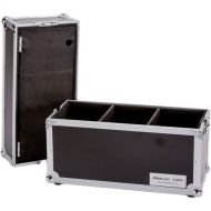 DeeJay LED Case for 18 Microphones with Storage Compartment