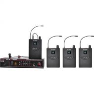 Galaxy Audio AS-950-4N 4-Pack Any Spot Series Wireless Personal Monitoring System (N Band, 518 - 542 MHz)