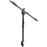 Gravity Stands Microphone Pole with Table Clamp and Boom Arm