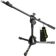 Gravity Stands Short Heavy-Duty Microphone Stand with Folding Tripod Base