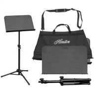 Hamilton Stands KB90 Traveler II Portable Music Stand with Carrying Bag