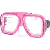 Innovative Scuba Concepts Double Lens Reef Mask (Adult, Translucent Pink/Clear)