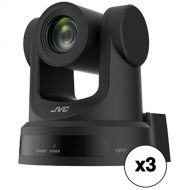 JVC KY-PZ200 HD PTZ Remote Camera with 20x Optical Zoom (Black, 3-Pack)