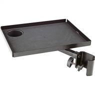 K&M 12227 Device Tray with Cup Holder for Stand (Black)
