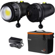 Light & Motion Double Dive 1 x 15K Kit with Dome Port