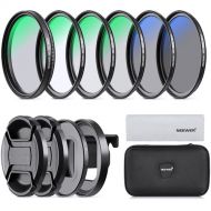 Neewer 58mm 6-Filter Set for Lenses and GoPro HERO8/7/6/5
