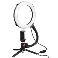 Oben TTVLK-8 Tripod Vlogging Kit with Ring Light (8