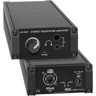 RDL AV-NH1 Dante Network to Stereo Headphone Amplifier