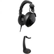 RODE NTH-100 Professional Closed-Back Over-Ear Headphones Kit with Desktop Headphones Stand (Black)
