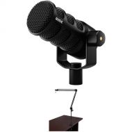 RODE PodMic USB and XLR Microphone Kit with Broadcast Arm