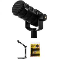 RODE PodMic USB and XLR Microphone Kit with DS2 Desktop Studio Arm