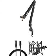 RODE PSA1+ Pro Studio Boom Arm Kit with XLR Cable and Shockmount for Rode Podcaster or Procaster Microphone