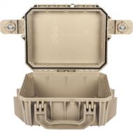 Seahorse SE430 Hard Shell Protective Case with Pistol Foam with Default Locks (Desert Tan)
