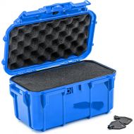 Seahorse 58 Micro Hard Case (Blue, Foam Interior and O-Ring)