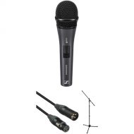 Sennheiser e 825-S Dynamic Vocal Microphone with Stand and Cable Kit