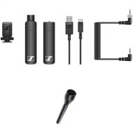 Sennheiser XSW-D PORTABLE INTERVIEW SET Digital Camera-Mount Wireless Plug-On Microphone Kit with Shure VP64A Mic (2.4 GHz)