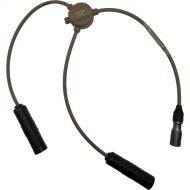 Silynx Communications Peltor Dual Down-Lead Headset Adapter for FORTIS Control Box (Tan)