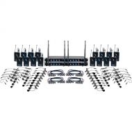 VocoPro Digital-Play-16 Sixteen-Channel Digital Wireless System with Headsets & Lavalier Mics