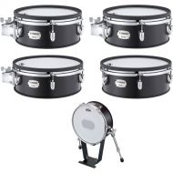 Yamaha DTP10-M Mesh Pad Set with Wood Shells for DTX10K-M Electronic Drum Kit (Black Forest)