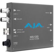 AJA Hi5-12G-R 12G-SDI to HDMI 2.0 Mini-Converter with Fiber LC Receiver