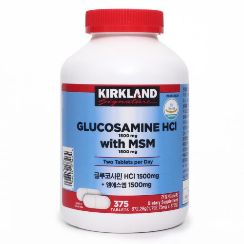  커클랜드 시그니춰 글루코사민HCL 1500mg+엠에스엠1500 mg