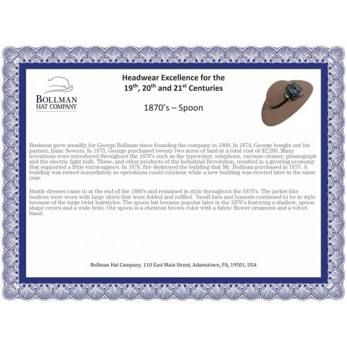  Bollman Hat Company 1870s Bollman Heritage Collection Spoon
