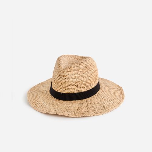 제이크루 Jcrew Wide-brim packable straw hat