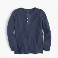 Jcrew Boys long-sleeve garment-dyed henley shirt