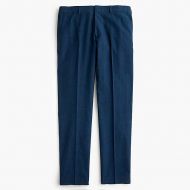 Jcrew Ludlow Slim-fit unstructured suit pant in blue cotton-linen