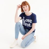 Jcrew "Love first" T-shirt