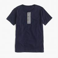 Jcrew Boys short-sleeve henley shirt in slub cotton