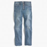 Jcrew Vintage straight jean in reed wash with button fly