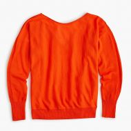 Jcrew V-back pullover sweater in merino wool