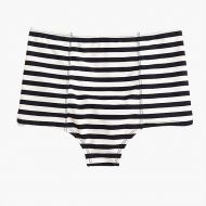 Jcrew High-waist bikini bottom in classic stripe