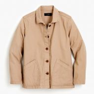 Jcrew Garment-dyed chino swing jacket
