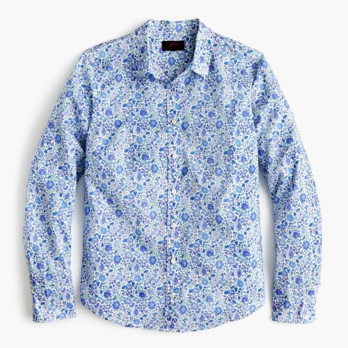 제이크루 Jcrew Petite slim perfect shirt in Liberty DAnjo floral