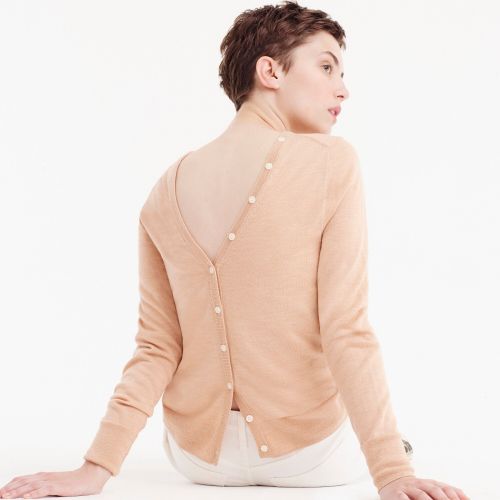제이크루 Jcrew Reversible button-back sweater