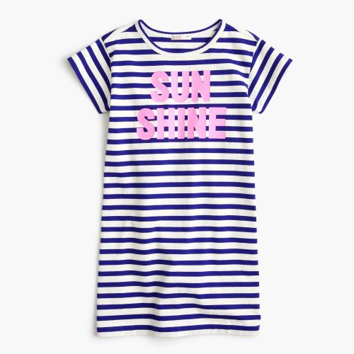 제이크루 Jcrew Girls sunshine T-shirt dress in stripes