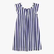 Jcrew Girls flutter-sleeve dress in candy stripes