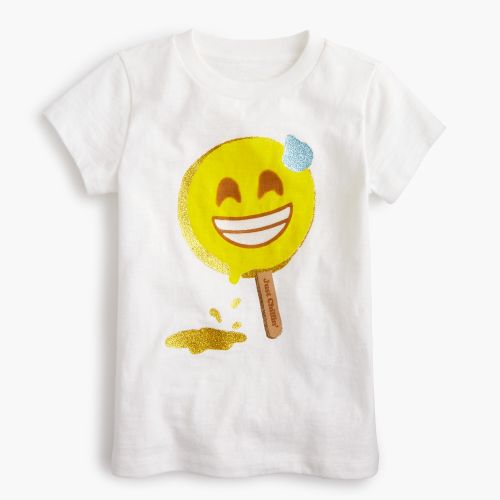 제이크루 Jcrew Girls just chilling emoji T-shirt