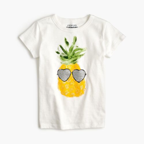 제이크루 Jcrew Girls pineapple T-shirt