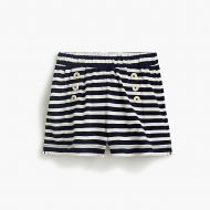Jcrew Girls sailor-style pull-on short in stripes