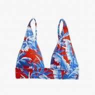 Jcrew Deep V-neck french bikini in Ratti rio print
