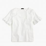 Jcrew Ruffle-sleeve T-shirt