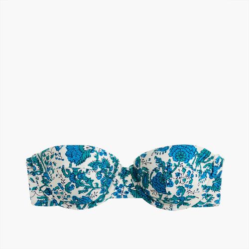 제이크루 Jcrew Underwire bikini top in SZ Blockprints™ floral
