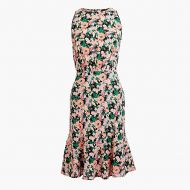 Jcrew J.Crew Mercantile ruched-waist dress in neon floral