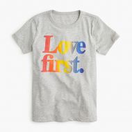Jcrew Kids crewcuts X Human Rights Campaign Love first T-shirt