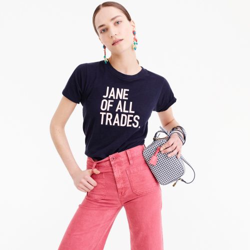제이크루 Jcrew prinkshop for J.Crew "Jane of all trades" T-shirt
